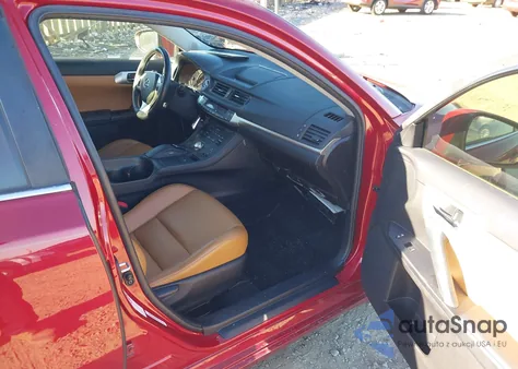 2012 Lexus Ct 200H Premium from USA, damaged, VIN JTHKD5BH6C2088248